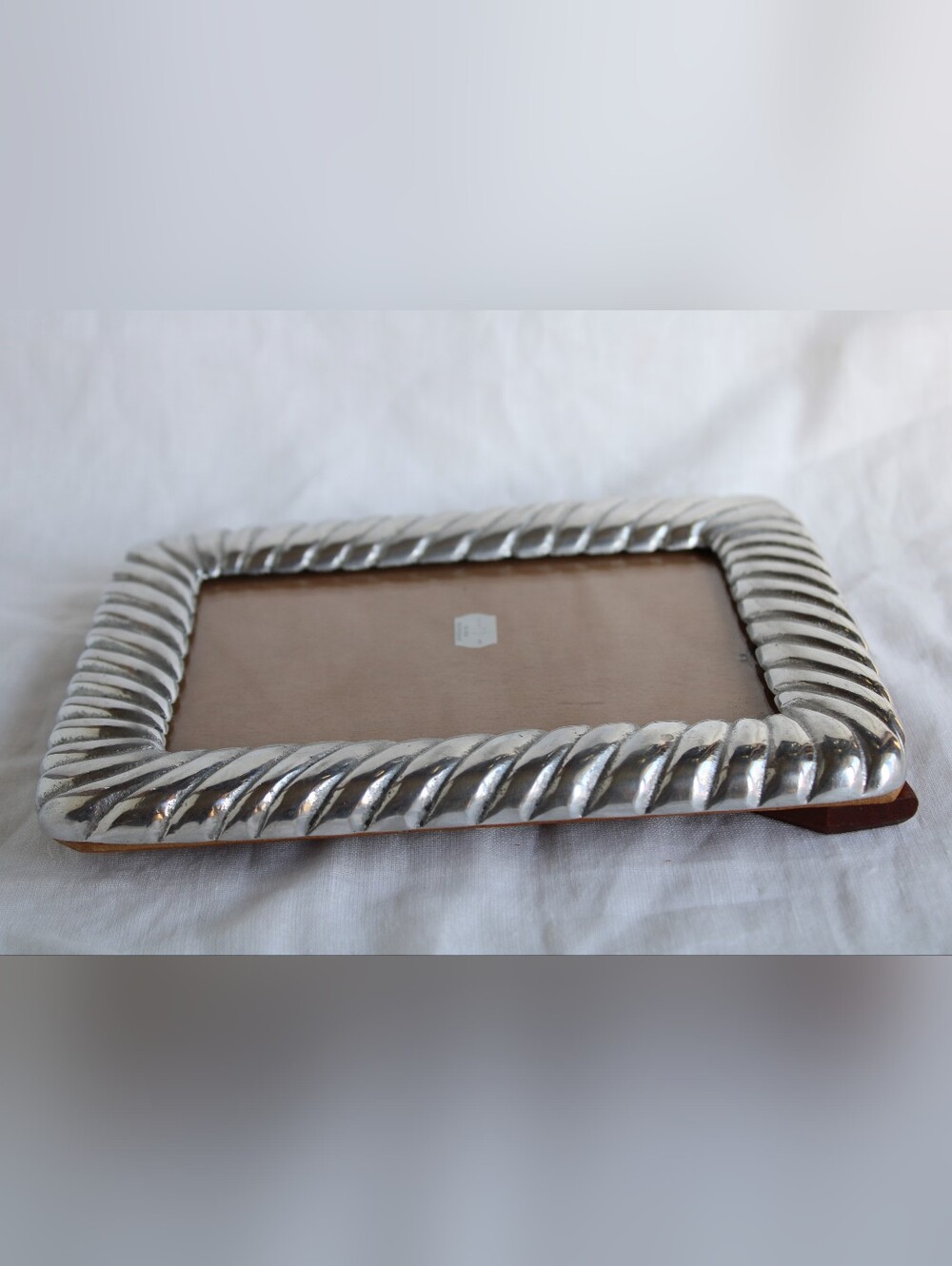 Pewter Twisted Rope Picture Frame - Picture 7 of 8
